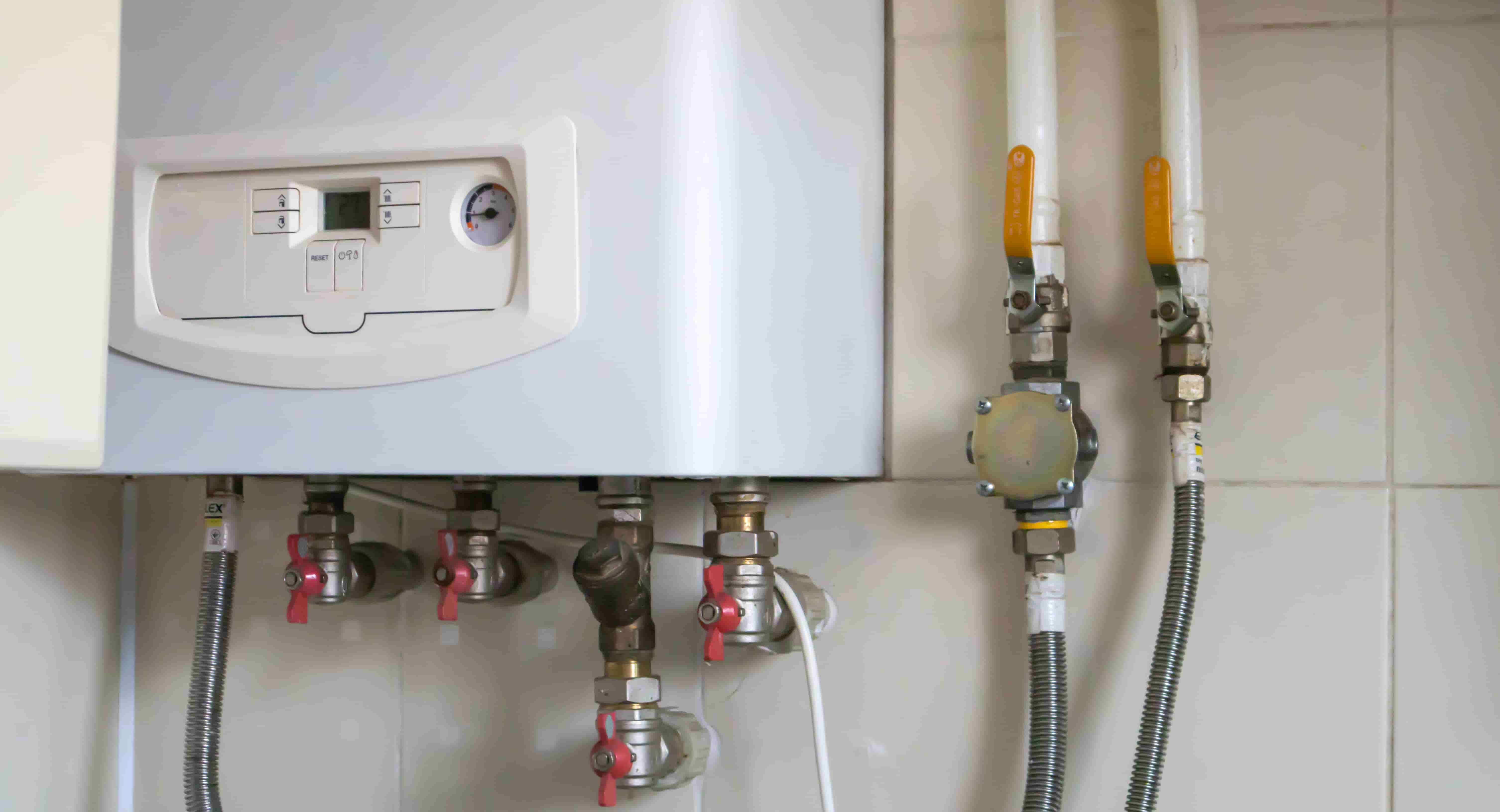 Modern heating system installation